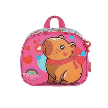 Imagem de Lancheira Escolar Luxcel Up4You Capivara Be Capy Pink