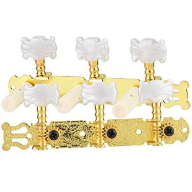 Imagem de Acouto Cabeças de Máquina de Cravelhas de Afinação de Guitarra Clássica - Cabeças de Máquina de Cravelhas de Afinação de Instrumentos Musicais Guitarra Clássica - Conjunto de de de Instrumentos