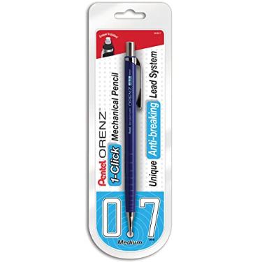Imagem de Pentel Lapiseira Orenz 0,7 mm, linha média, barril azul, pacote com 1 (PP507BP)