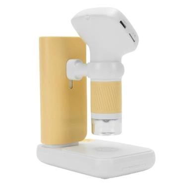 Imagem de Fafeicy Microscópio Infantil, Tela IPS de 2 Polegadas, Resolução 1920x1080P, Microscópio Digital Portátil Com 8 LEDs Ajustáveis ​​e Temporizador, para Idades de 3 a 8 Anos para Explorar