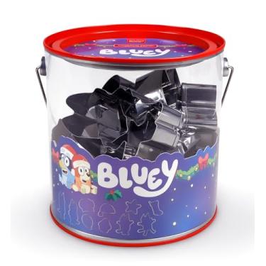 Imagem de Handstand Kitchen Conjunto de cortadores de biscoito Bluey de 10 peças com cortadores de biscoito Bluey, Bingo, Bandit e Chilli