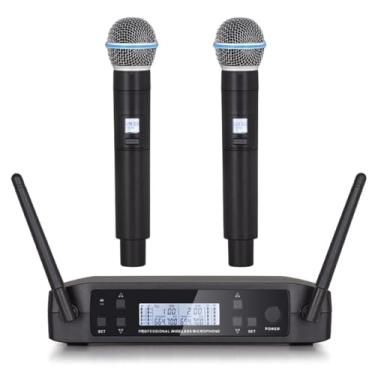 Imagem de Microfone, Karaoke com 2 Microfone Pontuação, Microfone sem Fio, Microfone sem Fio Profissional, Microfone sem Fio