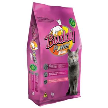 Imagem de RAÇÃO BUDDY MIAU POWER DE GATO SABOR CARNE E FRANGO 10,1KG