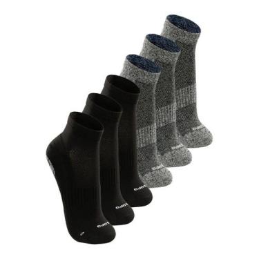 Imagem de Kit com 6 Pares de Meias Antiderrapante Pilates Lupo 3310-003 Colorido