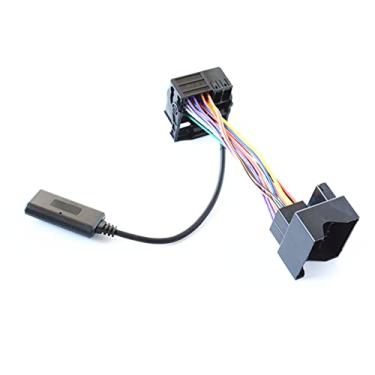 Imagem de MOOKEENONE 1 x Módulo adaptador Bluetooth para carro rádio estéreo adaptador de cabo auxiliar para BMW E46 E53 série 3