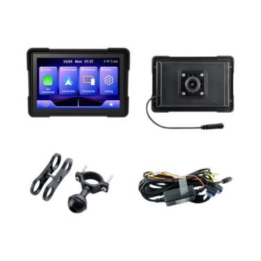 Imagem de Tela De Navegação GPS Portátil Para Motocicleta De 5 Polegadas Com Car