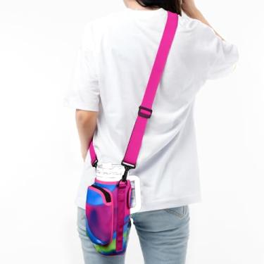 Imagem de Bolsa de transporte para garrafa de água com bolso para celular Stanley copo de 30/1,672 g com alça ajustável