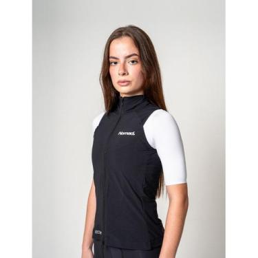 Imagem de Colete Feminino Corta Vento Preto Ciclismo Bike Apex 2025 Nomad, Preto