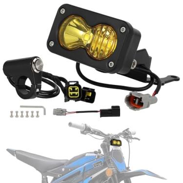 Imagem de IUVWISN Kit de farol 6000-6500K Barra de luz LED com interruptor para Talaria Sting R MX4 Combo Spot Flood Kit de luz de bicicleta sujeira acessórios de farol de motocicleta Lâmpada frontal