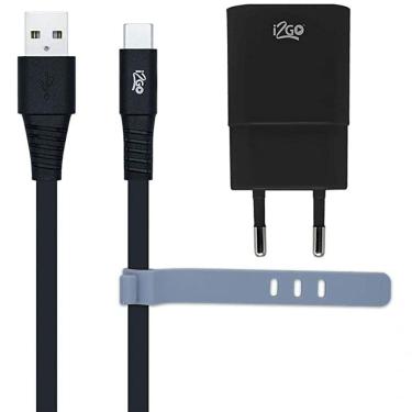 Imagem de Kit Tomada + Cabo Usbc I2gkit001bk