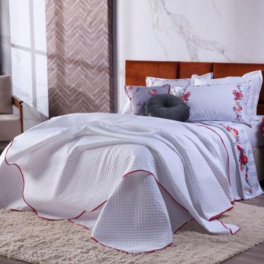 Imagem de Kit Cobre Leito Liz Dupla Face C/ Almofadas Queen 07 Peças