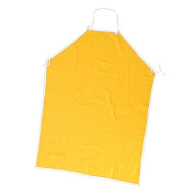 Imagem de Luzhengyang Avental de couro PU para homens e mulheres - aventais longos para trabalho de laboratório, açougueiro, cuidados de cães, limpeza - aventais de lavagem de louça e cozinha - e fácil de