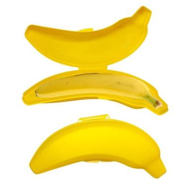 Imagem de Kit 2 Porta Mix de Banana pote para Armazenar Banana 210ml Plasútil