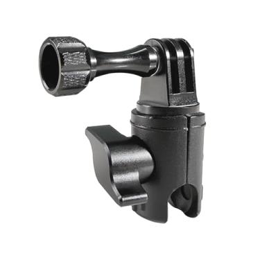 Imagem de Batdiary Suporte de câmera G O PRO de alumínio para esfera de montagem de 20 mm - universal compatível com Insta360 One X2, X, One R, RS, GO 2/GO P RO Hero Series/AKASO/SJCAM/DJI OSMO