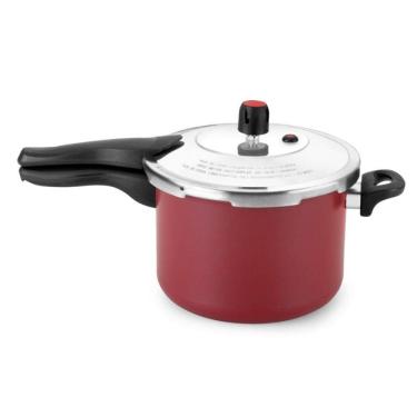 Imagem de Panela De Pressão Fechamento Externo 4,5 Vermelho - Alegrete