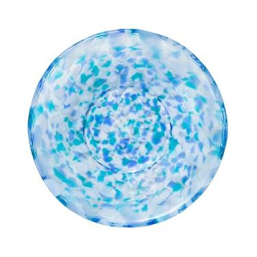 Imagem de Prato de vidro feito à mão de 10 cm - Prato pequeno japonês para joias, molho, aperitivos ou exibição - inspirado na natureza, feito no Japão (1, Ajisai)