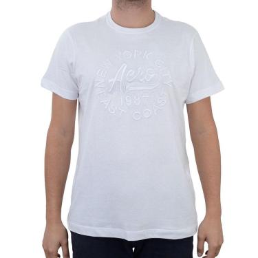 Imagem de Camiseta Masculina Aéropostale MC Branca - 8780167-Masculino