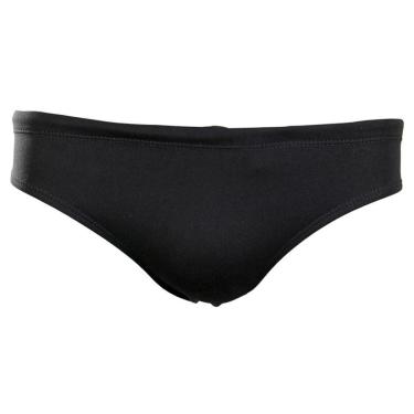 Imagem de Sunga Slip Lateral Fina (7 cm) Pé na Água Preta Helanca - H001-Masculino