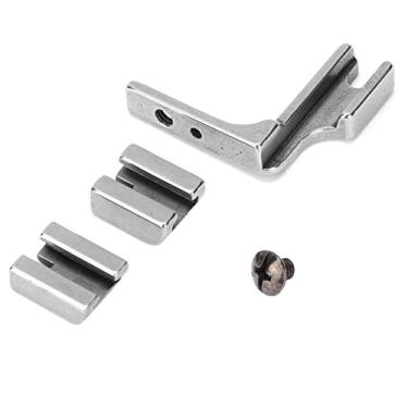 Imagem de YOUTHINK Calcador de Coleta de 2 Conjuntos, Todo Em Aço, pé de Máquina de Costura Industrial, Design de Seção Dupla para Materiais Grossos e Enrugados, Jeans de lã de Náilon, Acolchoados para