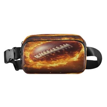 Imagem de CEBUGI Mini pochetes de caminhada para homens e mulheres, pochetes resistentes à água de futebol com cinto ajustável para treino, viagem, corrida