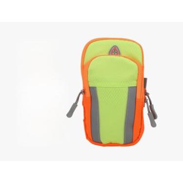 Imagem de Braçadeira esportiva bolsa de braço de corrida à prova d'água suporte de telefone para fitness ao ar livre e jogging verde