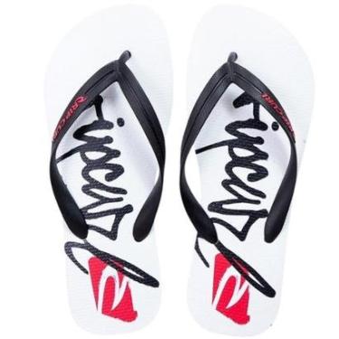 Imagem de Chinelo Rip Curl Script Branco Masculino-Masculino