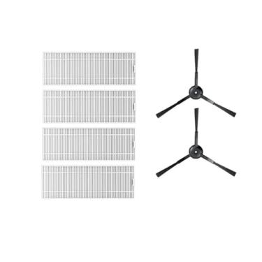 Imagem de Tampa da escova rotativa, reservatório de água, caixa de pó, suporte para pano de limpeza, filtro HEPA, compatível com os acessórios do aspirador robô Qihoo 360 S10 X100 Max(MULTI)