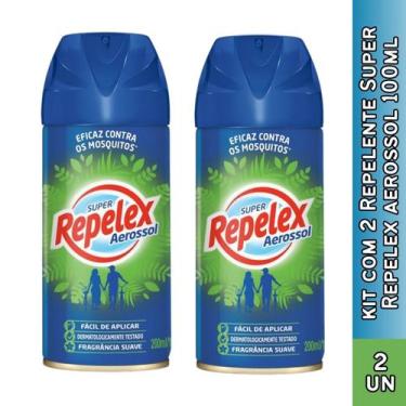 Imagem de KIT COM 2 Repelente Super Repelex aerossol 100ml
