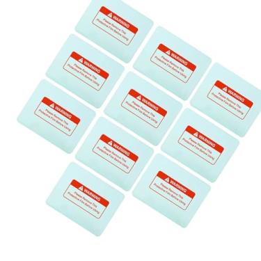 Imagem de WALFRONT Capa de Lente para Capacete de Soldagem, 10 Unidades de Placa Protetora de Policarbonato Transparente 116 X 90 Mm, Com Canto Redondo, para Capacete de Soldagem Com