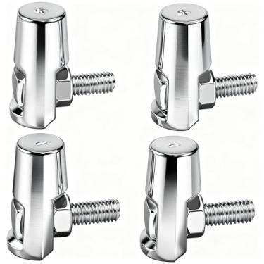 Imagem de Pacote com 4 adaptadores de bateria de poste superior a lateral, bandeira universal U1/poste lateral para kit conversor de poste superior SAE, compatível com carros, caminhões, SUVs, barcos