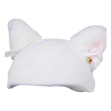 Imagem de Lljsszr Capa Fofa para Capacete de Esqui, Ideal para Esportes de Inverno Ao Ar Livre, para Homens E Mulheres, E Acessório Decorativo, Branco