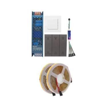 Imagem de Fita LED COB 24V Com Efeito De Água Corrente Sincronizada WS2811, Inte