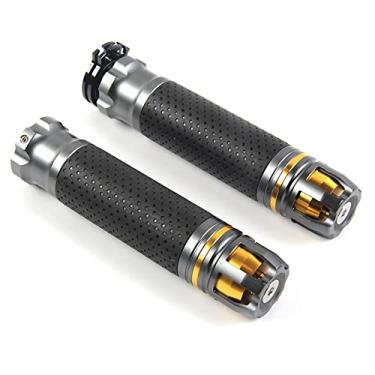 Imagem de Arashi Punhos de guidão universal para motocicletas 7/20.3 cm 22 mm para Honda Suzuki, BMW, Yamaha, Kawasaki, Ducati, todas as bicicletas esportivas douradas S1000RR S1000R S1000XR Ninja ZX6R
