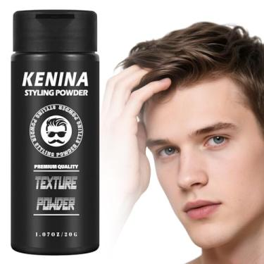 Imagem de KENINA Pó De Nova Textura Para Homens, Pó Para Todos Os Tipos De Cabelo Com Acabamento Fosco, Volume Instantâneo, Fixação Leve Sem Óleo E Resíduos, Itens Essenciais Para Viagens, Fixação O Dia Todo