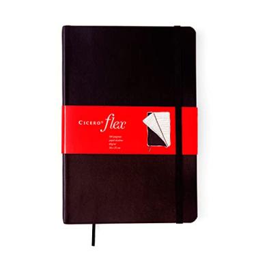 Imagem de Caderneta s Flex, Cicero, 3220, Preto, Médio (14X21)