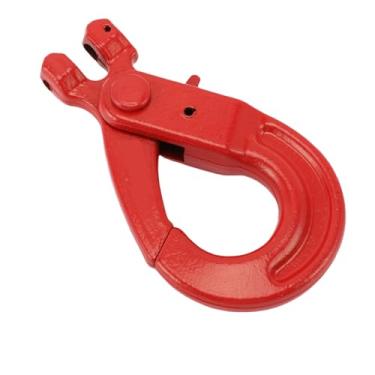 Imagem de Jiawu Gancho de Garra de Aço de Liga 2T Gancho de Corrente de Segurança para Rolamento de Carga - Resistente para Manuseio de Equipamentos