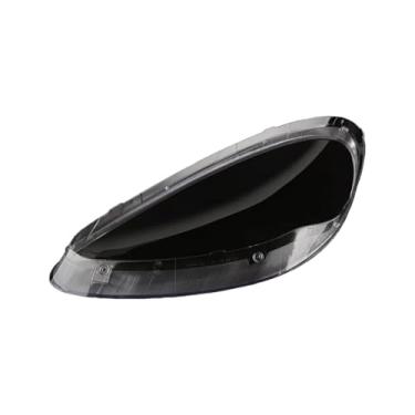 Imagem de Auto frente farol capa farol abajur carro lente de vidro escudo lampcover compatível com porsche cayenne 2011-2014(1 Piece Left)