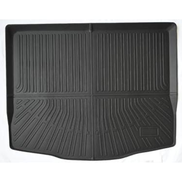 Imagem de WGGDRAQQ Forro de porta-malas para Ford Escape 2020-2025 Tapetes traseiros para porta-malas Bandeja de bota 3D TPE para todos os climas, preto