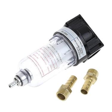 Imagem de Processador de fonte de ar AF2000 separador de água de óleo de ar compressor de ar tinta spray filtro de pistola de ar drenagem de componente único 1 peça (AF2000 BLUE8mm)