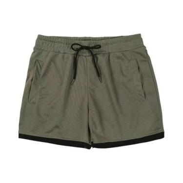 Imagem de Bermuda Esportiva Masculina De Secagem Rápida Em Malha 2025 Verão Slim