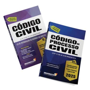 Imagem de Código civil e código de processo civil 2025 - box série de legislação