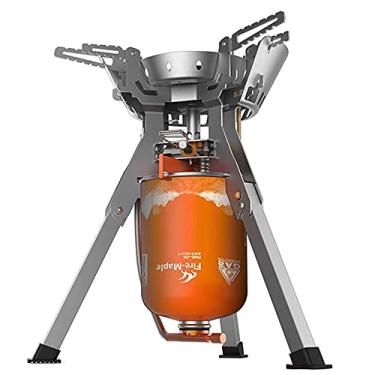 Imagem de Fogão de acampamento Fire Maple FMS-108, fogão de acampamento super potente atualizado 4000 W, acampamento portátil ao ar livre uma peça fogão a gás aço inoxidável