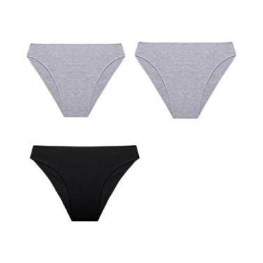 Imagem de 7 Cores Sólidas FINETOO 3PCS M-XXL Calcinhas De Algodão Femininas Ling