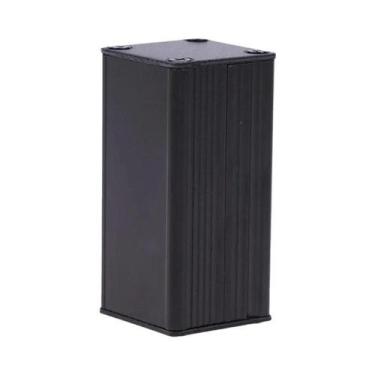 Imagem de Caixa De Projeto Eletrônico DIY Em Alumínio Preto 50x25x25mm Para Font