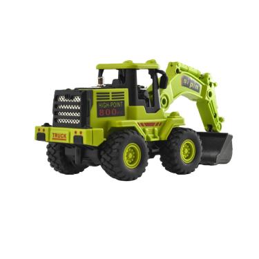 Imagem de Escavadeira de brinquedo em liga fundida sob pressão com potência de fricção para crianças