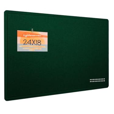 Imagem de Quadro de avisos, placa de feltro de 61 x 45 cm, quadro de pinos decorativos, quadro de cortiça alternativo para parede, quadro fotográfico dobrável, quadro de visão autoadesivo, quadro de humor com