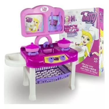 Imagem de Brinquedo Grande Cozinha Infantil Menina Fogão Panelinha - Lucca Toys