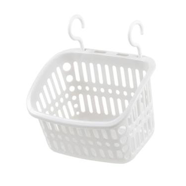 Imagem de Mingzhe Cesta de Armazenamento Suspensa de Plástico, Organizador Montado na Parede da Cozinha do Chuveiro para Casa