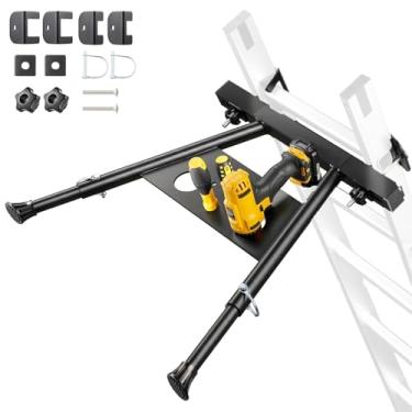 Imagem de Estabilizador de escada, extensão de escada ajustável perna 56-75 cm, suporta classificação de peso de 136 kg, estabilizadores de escada de alumínio de aviação para telhado