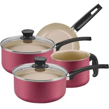 Imagem de Jogo de Panelas Antiaderentes 4 Peças - Panelux